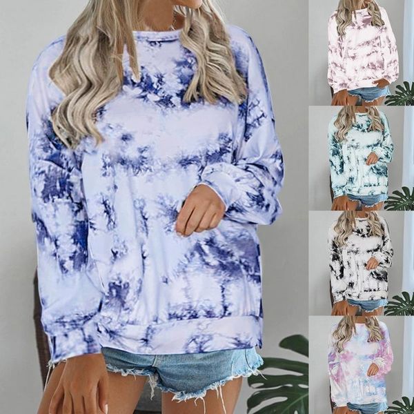 women's hoodies & sweatshirts tie dye womens pullovers sweatshirt printed long sleeve round collar sweat shirts spring multicolor casua, Black
women's hoodies & sweatshirts tie dye womens pullovers sweatshirt printed long sleeve round collar sweat shirts spring multicolor casua, Black