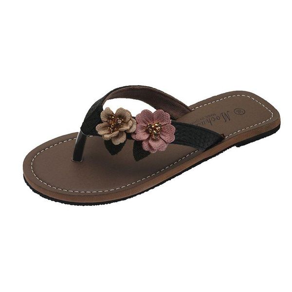 slippers casual women's solid color all-match vamp flower decoration sweet flip-flop outdoor 2021, Black
slippers casual women's solid color all-match vamp flower decoration sweet flip-flop outdoor 2021, Black