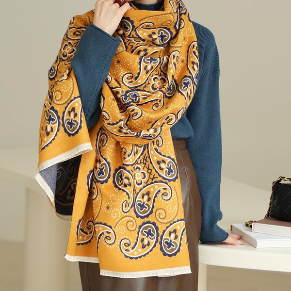 scarves women cashmere scarf paisley thick warm blanket female bufanda lady neck shawls and wraps pashmina stoles, Blue;gray
scarves women cashmere scarf paisley thick warm blanket female bufanda lady neck shawls and wraps pashmina stoles, Blue;gray