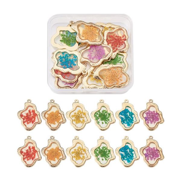 charms 12pcs alloy open back bezel epoxy resin pendants with dried flower for jewelry making necklaces diy accessories, Bronze;silver
charms 12pcs alloy open back bezel epoxy resin pendants with dried flower for jewelry making necklaces diy accessories, Bronze;silver