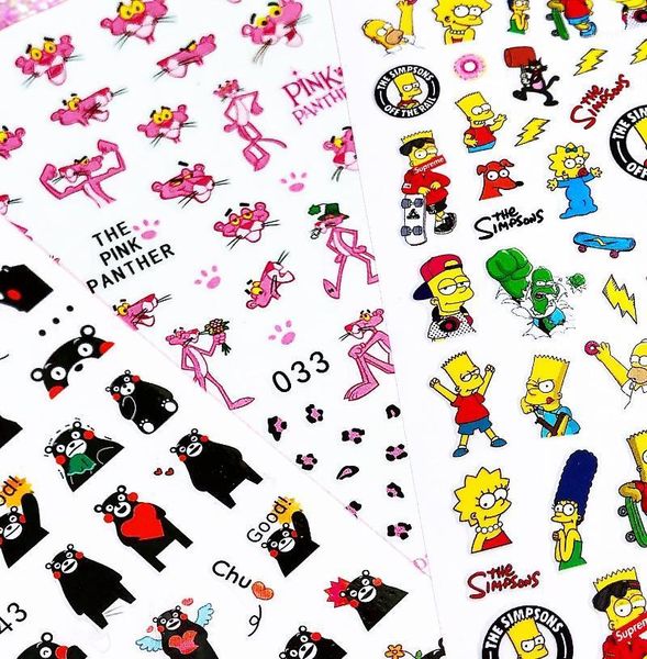est cartoon character 3d back glue nail decal sticker decoration art tool hl921, Black
est cartoon character 3d back glue nail decal sticker decoration art tool hl921, Black