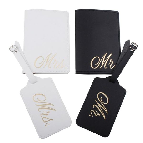 card holders j60d 1set pu leather luggage bag tag passport case cover wallet for couples honeymoon travel organizer wedding bridal gift, Brown;gray
card holders j60d 1set pu leather luggage bag tag passport case cover wallet for couples honeymoon travel organizer wedding bridal gift, Brown;gray