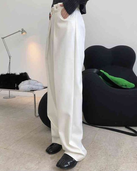 women's pants & capris shengpalae white pleated streetwear trousers women's autumn high waist loose straight wide leg pants female, Black;white
women's pants & capris shengpalae white pleated streetwear trousers women's autumn high waist loose straight wide leg pants female, Black;white