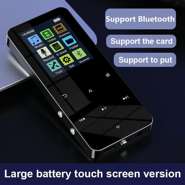 & mp4 players 2021 1.8 inch metal touch mp3/4 music player bluetooth 4.2 supports card, with fm alarm clock pedometer built-in
& mp4 players 2021 1.8 inch metal touch mp3/4 music player bluetooth 4.2 supports card, with fm alarm clock pedometer built-in