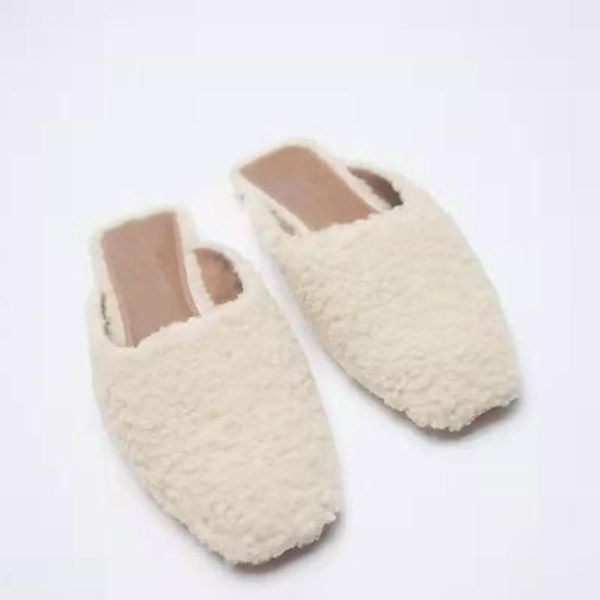 slippers shoes loafers mules for women 2021 cover toe ladies' fur flip flops low pantofle plush flat slides sewing shearling, Black
slippers shoes loafers mules for women 2021 cover toe ladies' fur flip flops low pantofle plush flat slides sewing shearling, Black