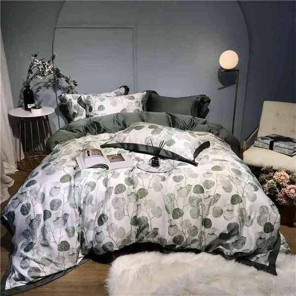 2019 tencel silk floral leaf printing bedding set 4pcs king size duvet fitted sheet bed cover ropa de cama
2019 tencel silk floral leaf printing bedding set 4pcs king size duvet fitted sheet bed cover ropa de cama