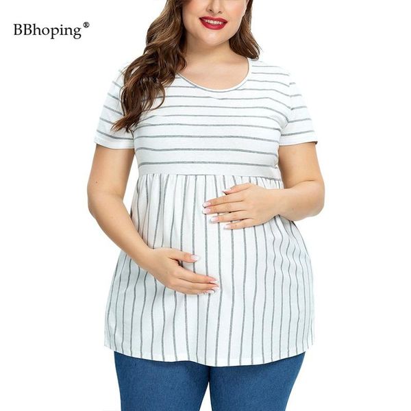 maternity & tees womens pregnancy short sleeve crew-neck tee t-shirt clothes loose casual comfortable striped tunic plus size, White
maternity & tees womens pregnancy short sleeve crew-neck tee t-shirt clothes loose casual comfortable striped tunic plus size, White