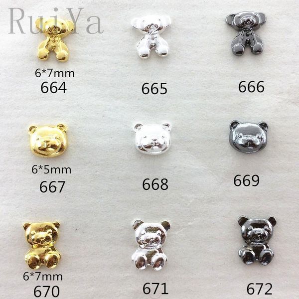 50pcs japan 3d metal alloy kawaii lovely nail bear sticker diy tools for manicure charms studs accessoires1, Silver;gold
50pcs japan 3d metal alloy kawaii lovely nail bear sticker diy tools for manicure charms studs accessoires1, Silver;gold