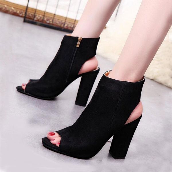 dress shoes women high heels slingbacks female flock zipper fish mouth 2021 spring summer lady fashion footwear big size 34-43, Black
dress shoes women high heels slingbacks female flock zipper fish mouth 2021 spring summer lady fashion footwear big size 34-43, Black