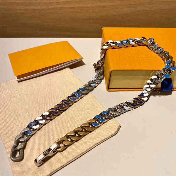 chain mens women love necklaces fashion bracelets necklace titanium steel engraved flower colored enamel diamond 18k plated gold multiple, Silver
chain mens women love necklaces fashion bracelets necklace titanium steel engraved flower colored enamel diamond 18k plated gold multiple, Silver