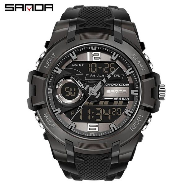 wristwatches sanda brand dual time military watch men's sports watches waterproof analog led quartz luxxury rubber digital clock, Slivery;brown
wristwatches sanda brand dual time military watch men's sports watches waterproof analog led quartz luxxury rubber digital clock, Slivery;brown
