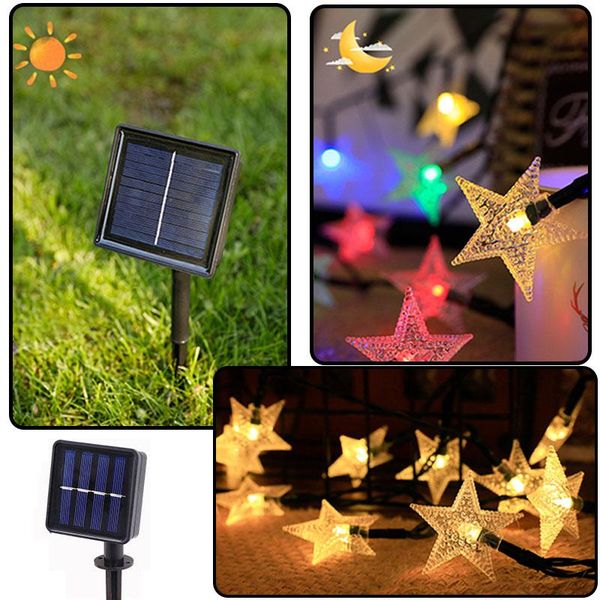 party decoration solar light string with 20/30/50 bulbs waterproof led flashing fairy star for outdoor home 5/6.5/7m j2y
party decoration solar light string with 20/30/50 bulbs waterproof led flashing fairy star for outdoor home 5/6.5/7m j2y