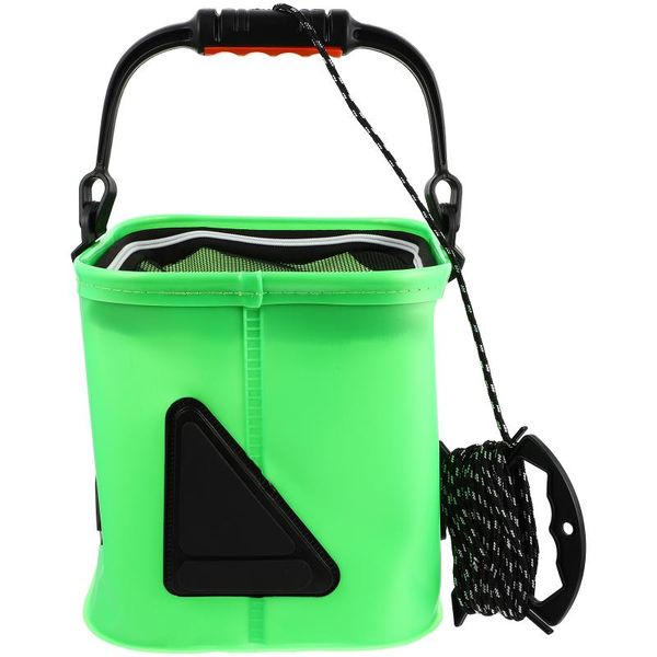 portable fishing pail collapsible bucket water for camping accessories
portable fishing pail collapsible bucket water for camping accessories