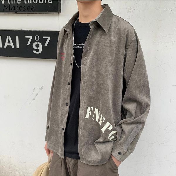 men's jackets men letter printed corduroy mens coats turn-down collar spring teens fashion chic couples bf korean style outwear retro, Black;brown
men's jackets men letter printed corduroy mens coats turn-down collar spring teens fashion chic couples bf korean style outwear retro, Black;brown