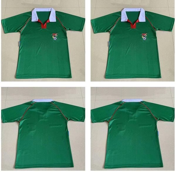 1994 bolivia retro version soccer jersey maillots de football #10 etcheverry home green short sleeve football shirt uniforms, Black;yellow
1994 bolivia retro version soccer jersey maillots de football #10 etcheverry home green short sleeve football shirt uniforms, Black;yellow