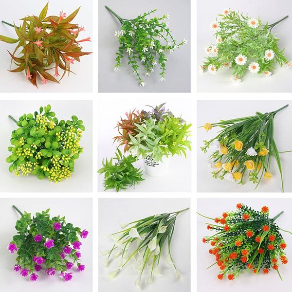 home decoration artificial plants green grass eucalyptus rose gypsophila calla lily fake flowers wedding living room table decor decorative
home decoration artificial plants green grass eucalyptus rose gypsophila calla lily fake flowers wedding living room table decor decorative