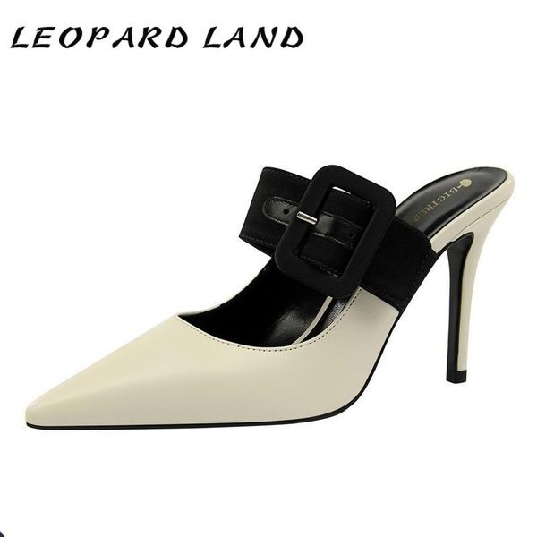 slippers leopard land9.5cm 2021 summer fashion baotou drag stiletto high heel shallow mouth tip word belt strap female ds, Black
slippers leopard land9.5cm 2021 summer fashion baotou drag stiletto high heel shallow mouth tip word belt strap female ds, Black