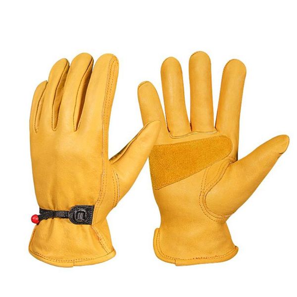 cycling gloves work cowhide leather men working welding safety protective garden sports moto wear-resisting m/l/xlsizes, Black
cycling gloves work cowhide leather men working welding safety protective garden sports moto wear-resisting m/l/xlsizes, Black