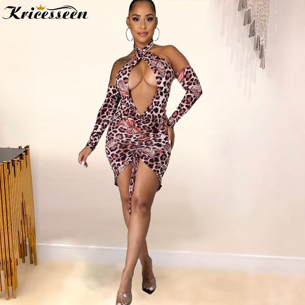 kricesseen print leopard halter mini dress women cold shoulder hollow out bodycon drawstring backless clubwear vestido casual dresses, Black;gray
kricesseen print leopard halter mini dress women cold shoulder hollow out bodycon drawstring backless clubwear vestido casual dresses, Black;gray