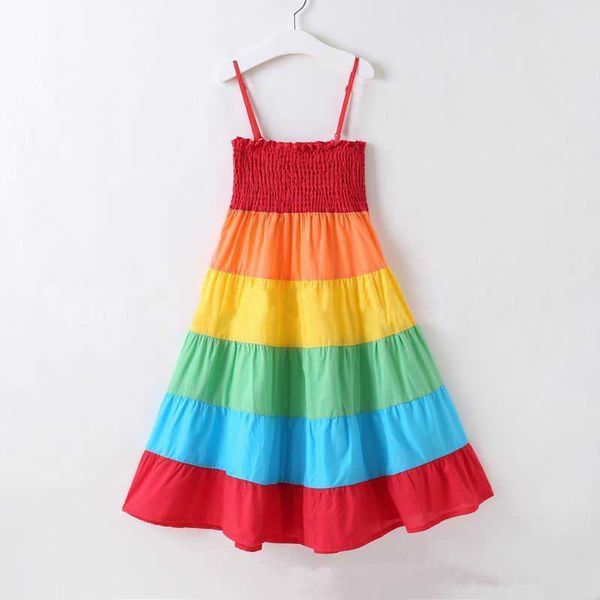 retail summer girl dress rainbow colorful stripe beach slip children clothing 2-7 years geg001 210610, Red;yellow
retail summer girl dress rainbow colorful stripe beach slip children clothing 2-7 years geg001 210610, Red;yellow