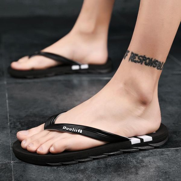 slippers summer mens flip flops beach shoes non-slip outside casual men sandals soft 2021 fashion slides footwear, Black
slippers summer mens flip flops beach shoes non-slip outside casual men sandals soft 2021 fashion slides footwear, Black