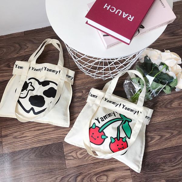 party favor canvas handbag one shoulder shopping tote bag print yummy cherry cow gift for mum girlfriend wife
party favor canvas handbag one shoulder shopping tote bag print yummy cherry cow gift for mum girlfriend wife