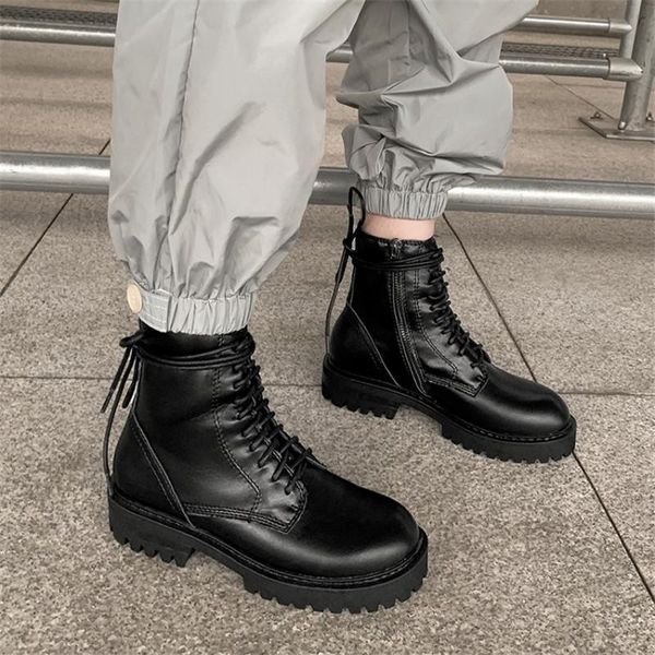 boots pxelena women ankle 2021 autumn winter shoes lace up zip chunky med heels lady military combat tactical motorcycle, Black
boots pxelena women ankle 2021 autumn winter shoes lace up zip chunky med heels lady military combat tactical motorcycle, Black