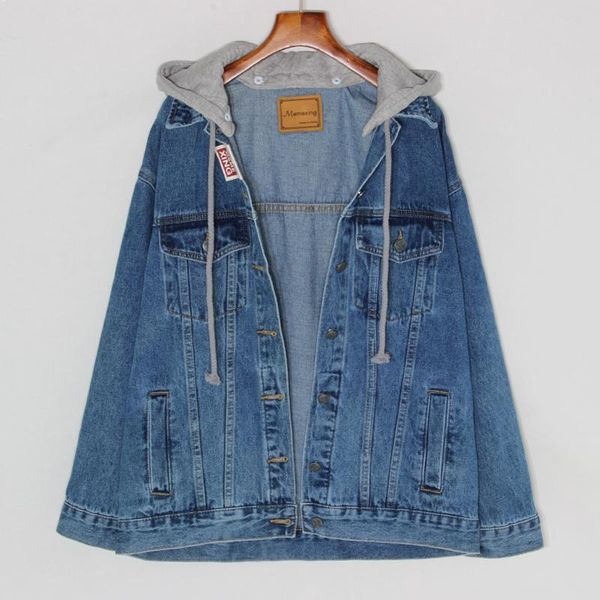 women's jackets couple hooded denim jacket loose mid-length korean long sleeve tide 2021 spring autumn l145, Black;brown
women's jackets couple hooded denim jacket loose mid-length korean long sleeve tide 2021 spring autumn l145, Black;brown
