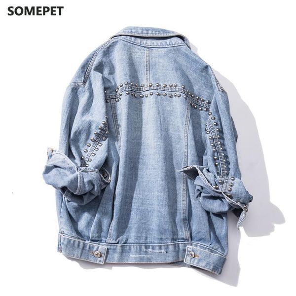 women's jackets denim jacket streetwear loose oversize coat ripped studded rivet jeans holes casual outerwear plus size xl-5xl oviq, Black;brown
women's jackets denim jacket streetwear loose oversize coat ripped studded rivet jeans holes casual outerwear plus size xl-5xl oviq, Black;brown