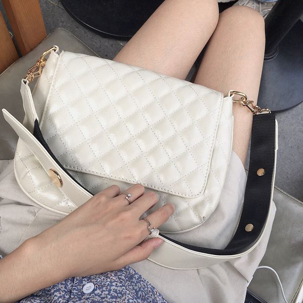 wide strap womens shoulder bag diamond pattern women handbag large capacity pu leather sling bags for ladies crossbody bags bol, Brown;gray
wide strap womens shoulder bag diamond pattern women handbag large capacity pu leather sling bags for ladies crossbody bags bol, Brown;gray