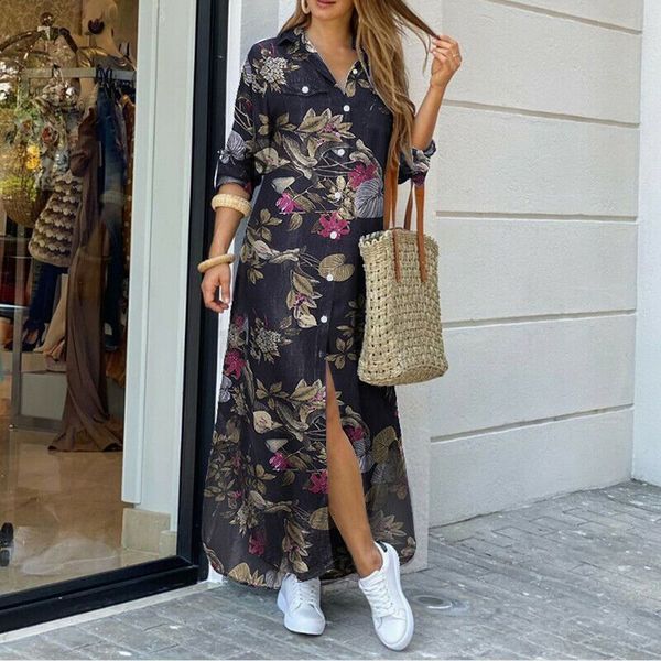 jumpsuits female striped sun casual lapel vestidos multicolour printing autumn vintage shirt plus size 3xl holiday robe, Black;white
jumpsuits female striped sun casual lapel vestidos multicolour printing autumn vintage shirt plus size 3xl holiday robe, Black;white