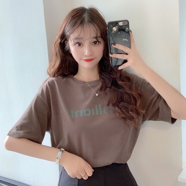 luxury brand t shirt polos 2021 new summer simple versatile loose letter printed t-shirt women, White
luxury brand t shirt polos 2021 new summer simple versatile loose letter printed t-shirt women, White