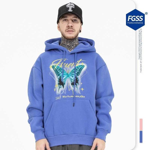 fgss clothing - autumn winter 2020 new guochao hip hop high street butterfly hooded and velvet sweater men's loose, Black
fgss clothing - autumn winter 2020 new guochao hip hop high street butterfly hooded and velvet sweater men's loose, Black
