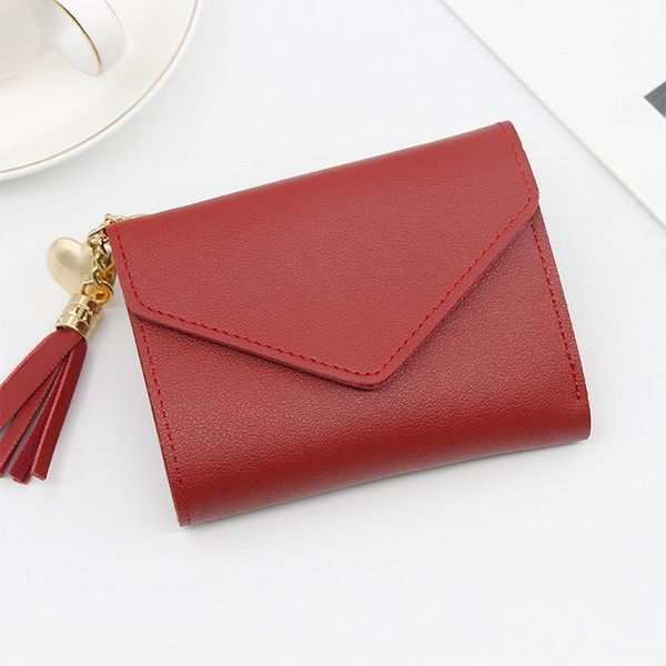 wallets 2021 korean women's wallet tassel pendant litchi card holder coin purse women, Red;black
wallets 2021 korean women's wallet tassel pendant litchi card holder coin purse women, Red;black