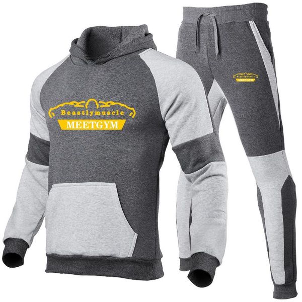men's tracksuits 2021 fashion cotton track sportswear suit autumn and winter trousers hoodie pullover two jogging suits s-3xl, Gray
men's tracksuits 2021 fashion cotton track sportswear suit autumn and winter trousers hoodie pullover two jogging suits s-3xl, Gray