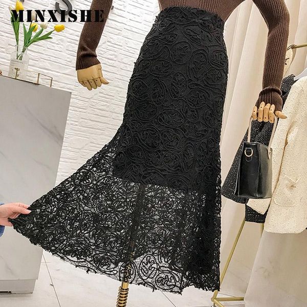 skirts lace long a-line white skirt spring womens 2021 party modis bodycon black solid faldas korean high waist ladies
skirts lace long a-line white skirt spring womens 2021 party modis bodycon black solid faldas korean high waist ladies