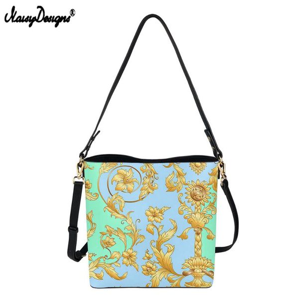 evening bags noisydesigns vintage design luxury pu leather shoulder bag for ladies european gold floral printing beach casual bucket sac
evening bags noisydesigns vintage design luxury pu leather shoulder bag for ladies european gold floral printing beach casual bucket sac