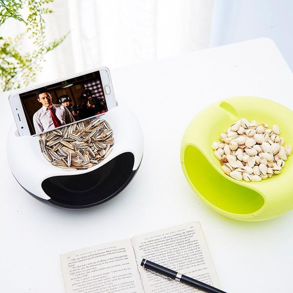 storage bottles & jars container creative double-layer fruit tray mobile phone bracket eating dry food box living room plastic home l
storage bottles & jars container creative double-layer fruit tray mobile phone bracket eating dry food box living room plastic home l