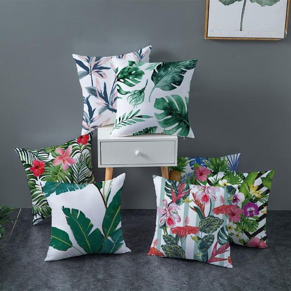 pillow case tropical plants throw summer green leaves decorative pillowcase polyester cover45x45cm
pillow case tropical plants throw summer green leaves decorative pillowcase polyester cover45x45cm