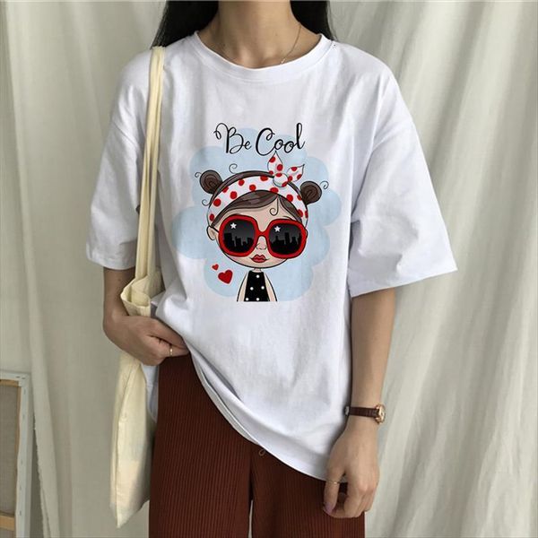 summer little girl graphic womens tee fashion o neck casual short sleeve ladies plus size xxxl, White
summer little girl graphic womens tee fashion o neck casual short sleeve ladies plus size xxxl, White