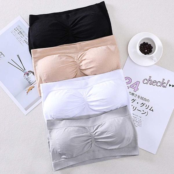 bras fashion women tube invisible strapless bra bandeau sports ladies girls soft cosy stretchable top, Red;black
bras fashion women tube invisible strapless bra bandeau sports ladies girls soft cosy stretchable top, Red;black