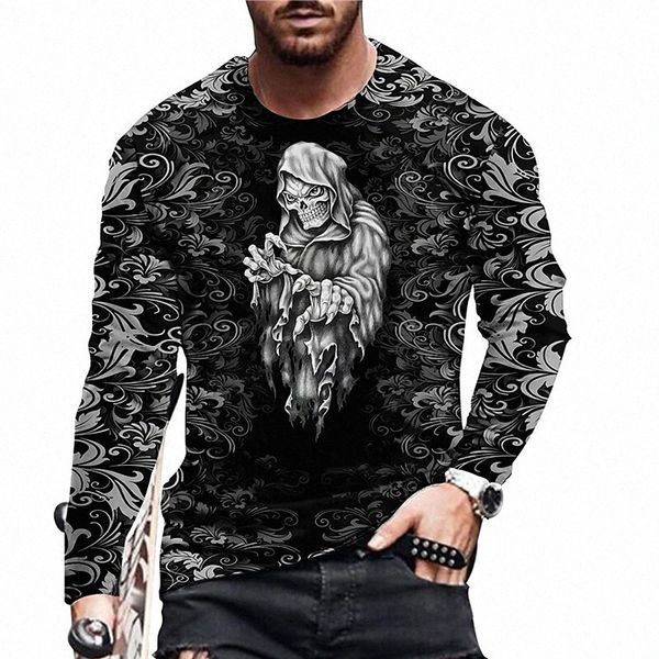 men's t shirt 3d print graphic prints skull skeleton crew neck daily holiday print long sleeve casual designer big and tall black b6zj, White;black
men's t shirt 3d print graphic prints skull skeleton crew neck daily holiday print long sleeve casual designer big and tall black b6zj, White;black