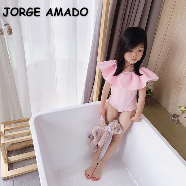 summer teenager girls swimwear pink big ruffles collar open back swimsuit children cute style clothes e214 210610, Blue
summer teenager girls swimwear pink big ruffles collar open back swimsuit children cute style clothes e214 210610, Blue