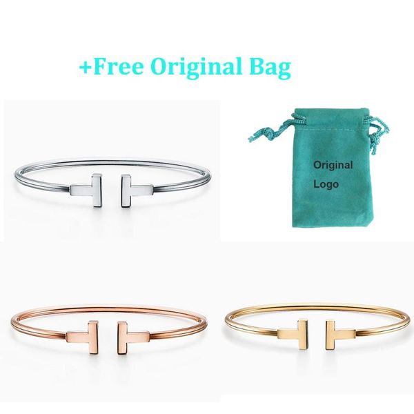 sterling silvers fashion classic temperament double open bracelet, 1: 1 high-end women's jewelry with original logo bag bangle, Black
sterling silvers fashion classic temperament double open bracelet, 1: 1 high-end women's jewelry with original logo bag bangle, Black