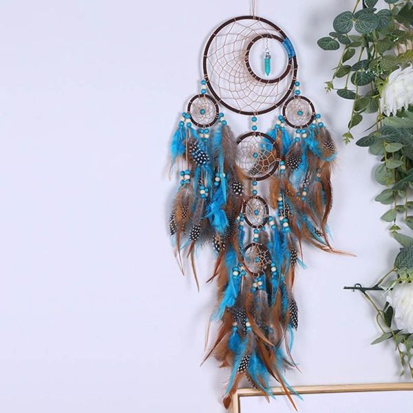 decorative objects & figurines 5 circles large dream catchers with turquoises feather boho wall hanging for bedroom dorm living room decorat
decorative objects & figurines 5 circles large dream catchers with turquoises feather boho wall hanging for bedroom dorm living room decorat