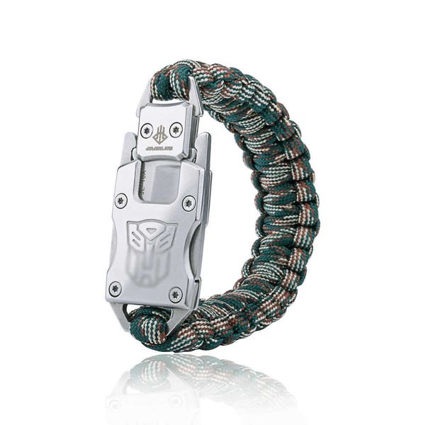 stainless steel trans for mers umbrella rope hand-woven bracelet outdoor men women portable tactical knife camping hiking jewelry gift
stainless steel trans for mers umbrella rope hand-woven bracelet outdoor men women portable tactical knife camping hiking jewelry gift