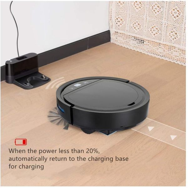 vacuum cleaners intelligent sweeping robot, automatic return recharging, route planning, wifi app remote control, 2500pa strong suction
vacuum cleaners intelligent sweeping robot, automatic return recharging, route planning, wifi app remote control, 2500pa strong suction
