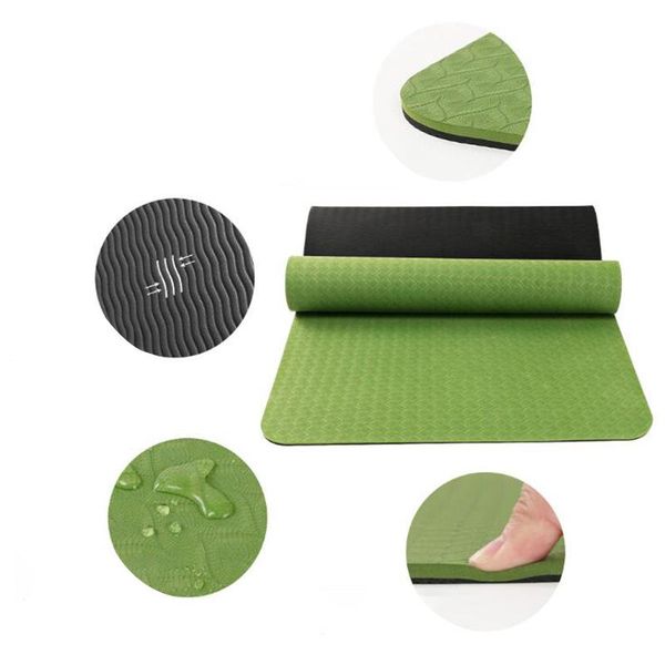 yoga mats 6mm thick tpe material beginners pilates pads lose weight exercise tapete mat foam sd11002
yoga mats 6mm thick tpe material beginners pilates pads lose weight exercise tapete mat foam sd11002