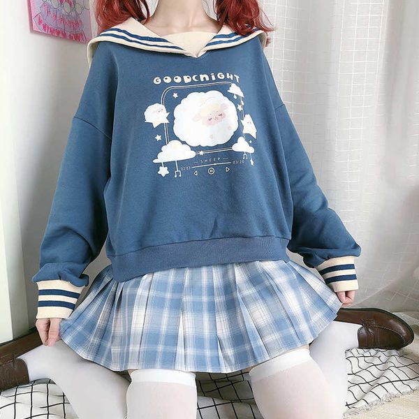 women's fur & faux japanese kawaii hoodie women harajuku graphic lolita cute aesthetic oversized sweatshirt vintage sailor cosplay, Black
women's fur & faux japanese kawaii hoodie women harajuku graphic lolita cute aesthetic oversized sweatshirt vintage sailor cosplay, Black