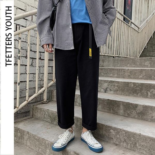 arrival hip hop pant men retro straight slim fit full length pants male trousers gift belt fashion streetwear men's, Black
arrival hip hop pant men retro straight slim fit full length pants male trousers gift belt fashion streetwear men's, Black